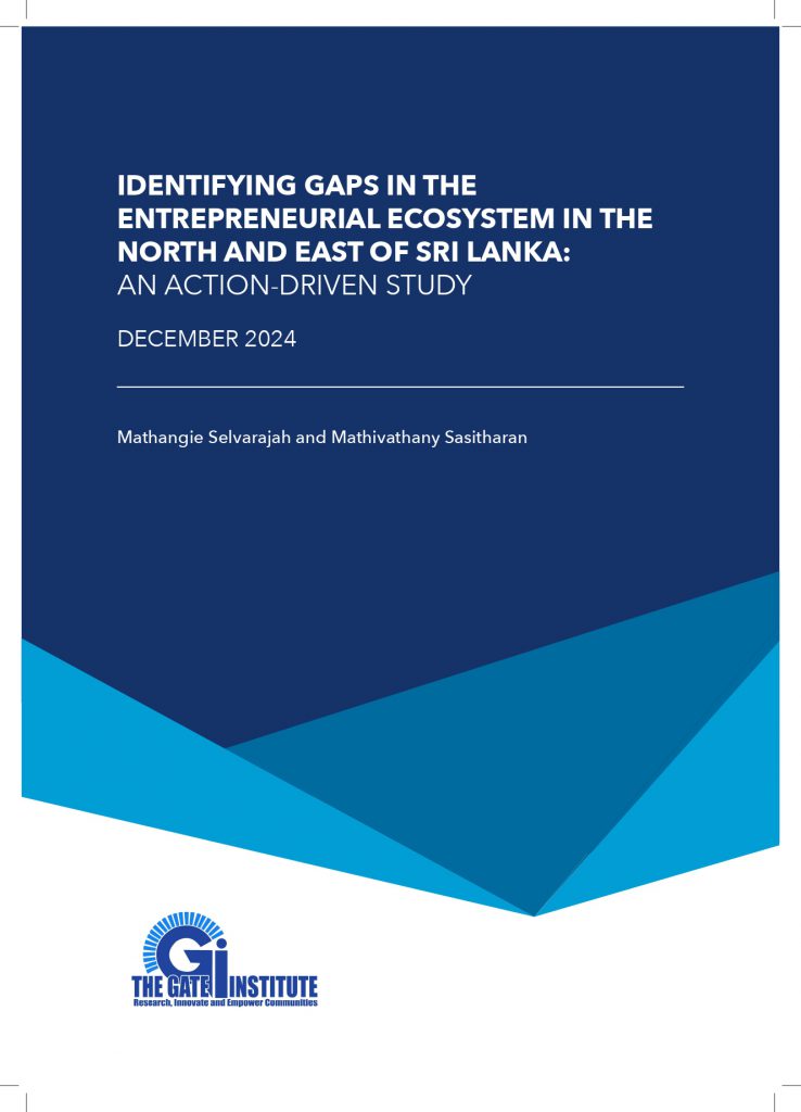 Study Identifies Vast Gap in the Entrepreneurial Ecosystem in the Northern and Eastern Provinces of Sri Lanka