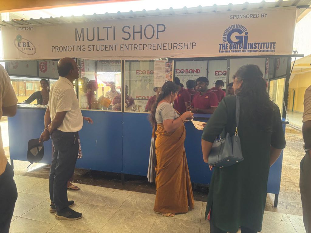 Multishop Launch Showcases Student Innovation and Entrepreneurial Spirit at the University of Jaffna